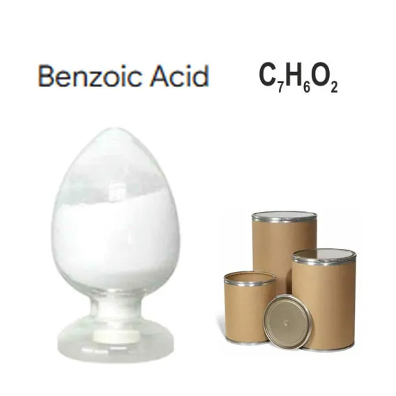 Organiskā ķīmiskā benzoskābe 99,5% konservantam CAS 65-85-0