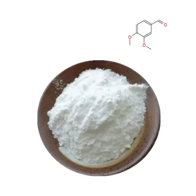 Veratraldehyde vai 3, 4- dimetoksibenzaldehīds 99% pulveris CAS 120-14-9
